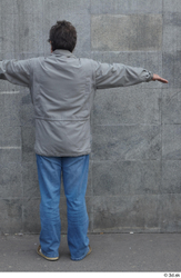 Whole Body Man T poses White Casual Average Standing Street photo references